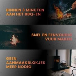 Master Knives BBQ Aansteker Electrisch - BBQ Accesoires - Zwarte BBQ Starter - Looftlighter -Merkloos Winkel 1200x1200 381