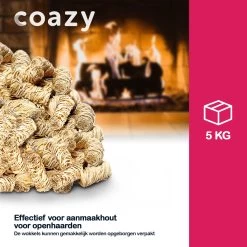 Aanmaakkrullen Voor BBQ Of Kachel | 5kg ECO FSC Gecertificeerd Aanmaakhout Barbecue - Biologisch En Duurzaam Aanmaakwokkels - Houtwol Wokkels - Barbeque Aansteker - Aanmaakblokjes - Accessoires - Ongeveer 400krullen -Merkloos Winkel 1200x1200 410