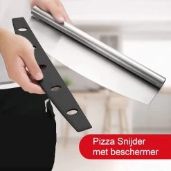 Pizzaschep – Inclusief Pizzasnijder – Opvouwbaar – Pizzaspatel – Pizza Schep – Taartschep – 30cm - Qwality -Merkloos Winkel 1200x1200 432
