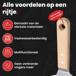 GrillX Pizzaschep Met Pizzasnijder - 30cm - In Luxe Doos - Pizzaspatel Voor BBQ & Oven - BBQ Accesoires Gereedschap -Merkloos Winkel 1200x1200 449