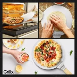 GrillX Pizzaschep Met Pizzasnijder - 30cm - In Luxe Doos - Pizzaspatel Voor BBQ & Oven - BBQ Accesoires Gereedschap -Merkloos Winkel 1200x1200 454