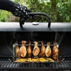 GrillX Kippenvleugelhouder - Kiphouder Voor BBQ & Oven - RVS - BBQ Accesoires -Merkloos Winkel 1200x1200 478