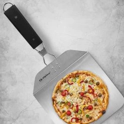 RVS Pizzaschep Inklapbaar Vierkant Handvat - Taartschep - Pizzaspatel BBQ Pannekoeken Spatel -Merkloos Winkel 1200x1200 505