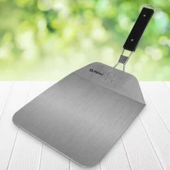 RVS Pizzaschep Inklapbaar Vierkant Handvat - Taartschep - Pizzaspatel BBQ Pannekoeken Spatel -Merkloos Winkel 1200x1200 506