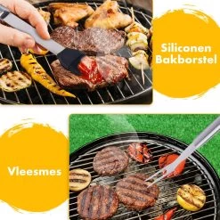BBQ Accesoires Set Gereedschap Tang Borstel Barbecue Kookgerei - 10 Delig -Merkloos Winkel 1200x1200 515