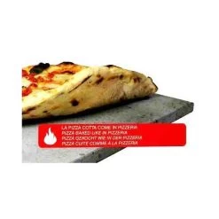 ETNA Pizza Set - Grote Pizzasteen & GRATIS Pizzaschep - 30 Cm X 38 Cm - Echt Italiaanse Pizzasteen - Broodbaksteen - BBQ Pizzasteen - Gemaakt Van Lavasteen Uit De Etna - Non-stick - Eppicotispai -Merkloos Winkel 1200x1200 580