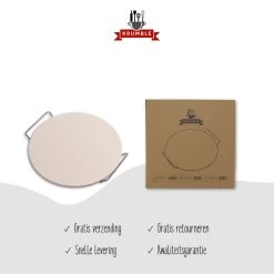 Pizzasteen BBQ & Oven | Pizzaplaat Voor De Lekkerste Bereiding Van Een Pizza Op Jouw Barbecue Of In De Oven | Pizza Stone Rond | Medium (33 Cm) -Merkloos Winkel 1200x1200 600