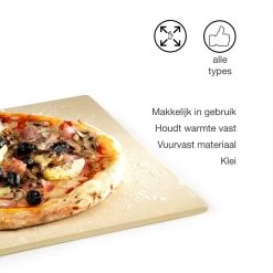 Barbecook BBQ Pizzaplaat - Pizzasteen - Voor Barbecue - Rechthoekig - 43 X 35 Cm -Merkloos Winkel 1200x1200 602