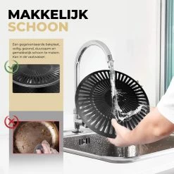 Ozocozy BBQ-ONE Houtskool Tafelbarbecue - Ø30 Cm- Zwart - Incl. Draagtas, Siliconen Bakkwast En RVS-Barbecuetang -Merkloos Winkel 1200x1200 62