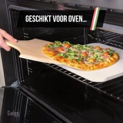 Gadgy Pizzasteen Met Pizzaschep – Cordieriet Voor Knapperige Pizzabodem – Pizzasteen Voor BBQ, Oven Of Kamado - Pizzaspatel - Pizza Set -Merkloos Winkel 1200x1200 631