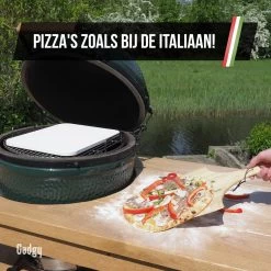 Gadgy Pizzasteen Met Pizzaschep – Cordieriet Voor Knapperige Pizzabodem – Pizzasteen Voor BBQ, Oven Of Kamado - Pizzaspatel - Pizza Set -Merkloos Winkel 1200x1200 634