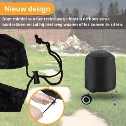 Ronde Waterdichte BBQ Hoes - Barbecue Accessoires - 57 Cm Diameter - 92 Cm Hoog -Merkloos Winkel 1200x1200 729