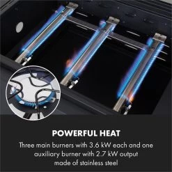 Klarstein Kingsville Double Barbecue - Houtskool- En Gasbarbecue - Smoker BBQ - Inclusief Deksels En Thermometer - Met 2 Roosters - Zwart 22 Klarstein Kingsville Double Barbecue - Houtskool- En Gasbarbecue - Smoker BBQ - Inclusief Deksels En Thermometer - Met 2 Roosters - Zwart -Merkloos Winkel 1200x1200 74