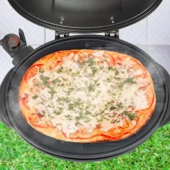 KitchenBrothers Elektrische BBQ - Met Grillplaat - Anti-aanbaklaag - Incl. Plank/Houders - Grilloppervlak 46,5x33,8cm - Tot 300°C - 2400W - Zwart -Merkloos Winkel 1200x1200 77