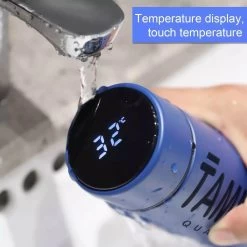 Slimme Thermosfles Met LCD Temperatuur Display - Curver Isolatiefles 0,5 Liter - Dubbelwandige Thermosfles - Thermosbeker - Isoleerfles - Thermoskan - Travel Mug - Bidon Drinkfles - Koffiebeker - Drinkflessen - RVS - Smart Thermos - Bidon - Metaal -Merkloos Winkel 1200x1200 776