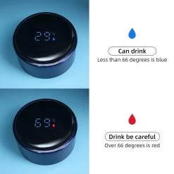 Slimme Thermosfles Met LCD Temperatuur Display - Curver Isolatiefles 0,5 Liter - Dubbelwandige Thermosfles - Thermosbeker - Isoleerfles - Thermoskan - Travel Mug - Bidon Drinkfles - Koffiebeker - Drinkflessen - RVS - Smart Thermos - Bidon - Metaal -Merkloos Winkel 1200x1200 781