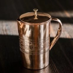 Puur Koperen Kan Bloempatroon - 1,5 Liter -Merkloos Winkel 1200x1200 973