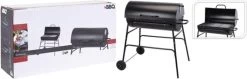 BBQ XL Houtskoolbarbecue - Cilindervorm - Grilloppervlak (LxB) 71 X 35 Cm - Zwart -Merkloos Winkel 1200x382