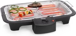 Tristar BQ-2813 Electrische Tafelbarbecue - Grilloppervlak (LxB) 38x22 Cm - 2000W - Zwart -Merkloos Winkel 1200x573