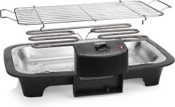 Tristar BQ-2813 Electrische Tafelbarbecue - Grilloppervlak (LxB) 38x22 Cm - 2000W - Zwart -Merkloos Winkel 1200x739