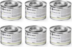 Hendi Brandpasta Voor Chafing Dish - Brandgel 200g - ( 6 Stuks )
