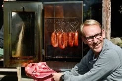 2-L Home & Garden XL Rookoven - RVS - 80x40x28 Cm - 3 Etages -Merkloos Winkel 1200x800 40