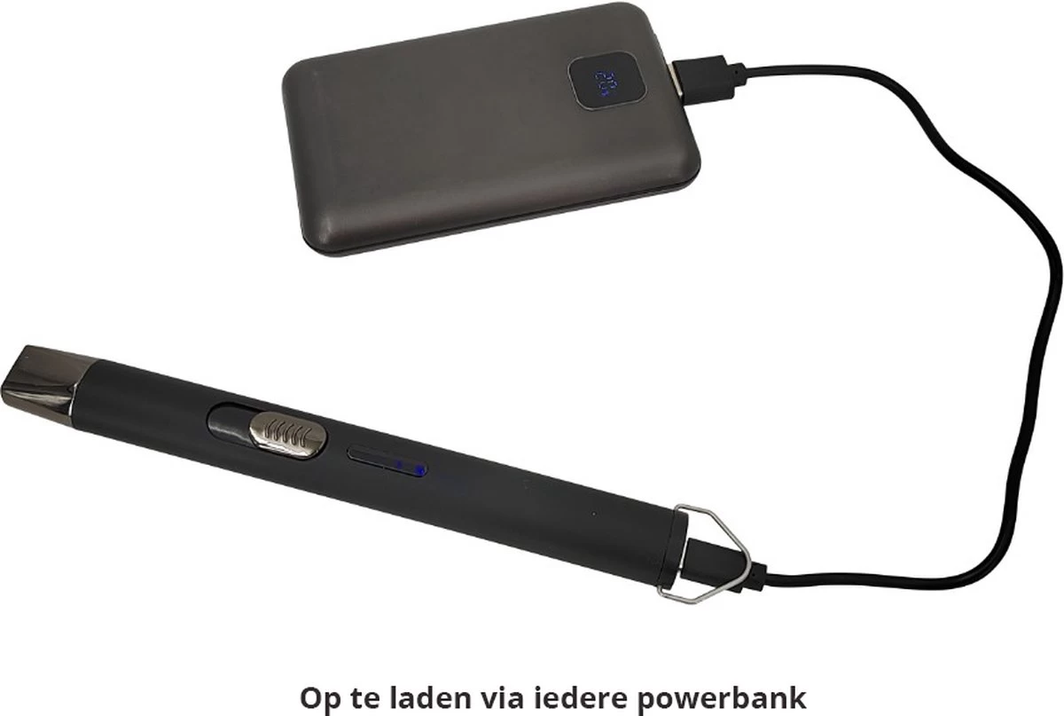 Bowlit PRO 2 Elektrisch Oplaadbare Kaarsen Aansteker Voor Kaarsen, Keuken / BBQ En Vuurwerk Etc. 6 Bowlit PRO 2 Elektrisch Oplaadbare Kaarsen Aansteker Voor Kaarsen, Keuken / BBQ En Vuurwerk Etc. - Afbeelding 4
