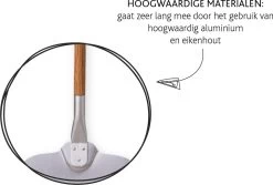 Boska Pizzaschep Barbecue - Kort Handvat - Stabiel - Aluminium - Eikenhout - BBQ Accessoires -Merkloos Winkel 1200x811