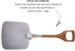 Boska Pizzaschep Barbecue - Kort Handvat - Stabiel - Aluminium - Eikenhout - BBQ Accessoires -Merkloos Winkel 1200x820