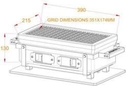YAKINIKU Rechthoekige Shichirin | Konro- & Yakitori Grill -Merkloos Winkel 1200x821 1