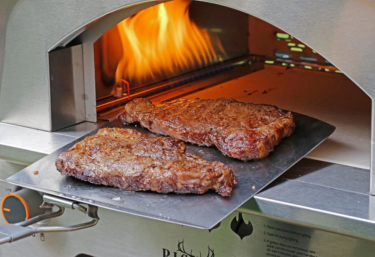 Bighorn Pizzaschep Voor BBQ En Oven-Inklapbare Handgreep -Pizzasnijder- Edelstaal -geschikt Als Broodschep En Ovenschep - SRPT01 5 Bighorn Pizzaschep Voor BBQ En Oven-Inklapbare Handgreep -Pizzasnijder- Edelstaal -geschikt Als Broodschep En Ovenschep - SRPT01 - Afbeelding 3