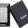 Zippo Lighter Polished Chrome -Merkloos Winkel 1200x859