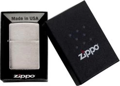 Zippo Brushed Chroom Aansteker -Merkloos Winkel 1200x860 2