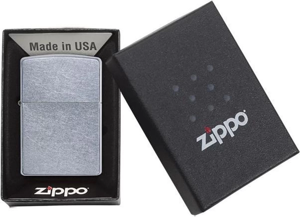 Aansteker Zippo Street Chrome 6 Aansteker Zippo Street Chrome - Afbeelding 4