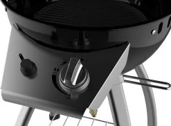 Accente Outdoor Gas BBQ - ø 45 Cm- Inclusief Grillplaat & Gasslang - Zwart -Merkloos Winkel 1200x883