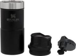 Stanley Trigger-Action Travel Mug 0.35L - Thermosfles - Matt Black -Merkloos Winkel 1200x890 1