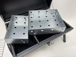 Compacte Draagbare Kolen BBQ Van Wolff BBQ - Handig Voor Op De Camping Op Het Strand Of In Een Park - Smoker Barbecue - Draagbare Lichtgewicht Bbq - Met Thermometer En Lucht Doorvoer. Laat Je Vlees Langzaam Garen. -Merkloos Winkel 1200x899 15