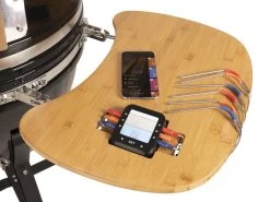 Patton - Kamado 21" - Premium Black - Keramische Barbecue - Incl. Bluetooth Kerntemperatuurmeter - LED Verlichting - Large - Compleet - Zwart -Merkloos Winkel 1200x900 17