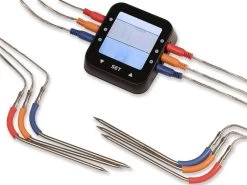 Patton - Kamado 21" - Premium Black - Keramische Barbecue - Incl. Bluetooth Kerntemperatuurmeter - LED Verlichting - Large - Compleet - Zwart -Merkloos Winkel 1200x900 18