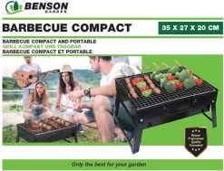 Benson Barbecue Compact - Met Handvat - 35 X 27 X 20 Cm -Merkloos Winkel 1200x916