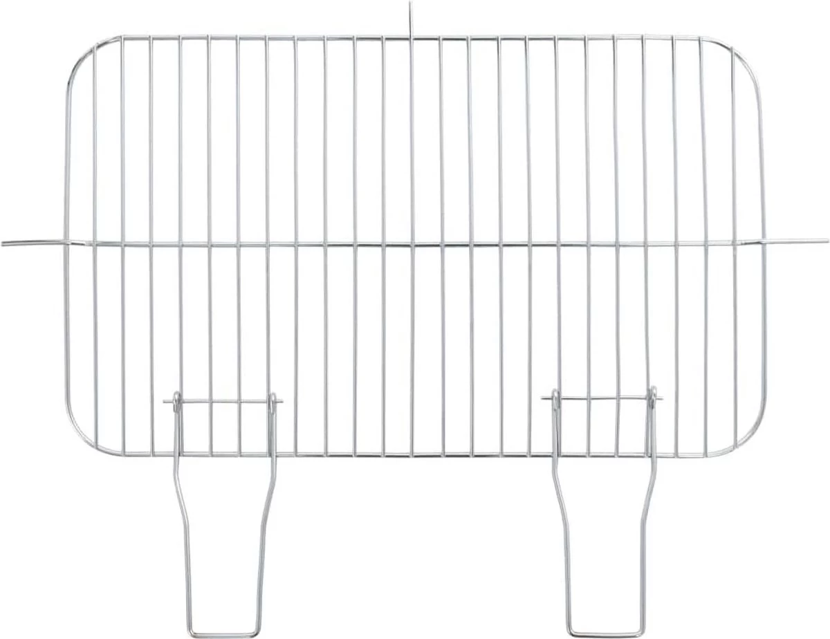 Verrijdbare Barbecue – Houtskool/Briketten - Verstelbare Grillplaat – Houten Tafel – Winscherm – Gewicht 5.9kg 12 Verrijdbare Barbecue – Houtskool/Briketten - Verstelbare Grillplaat – Houten Tafel – Winscherm – Gewicht 5.9kg - Afbeelding 10