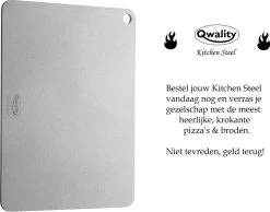 Pizzasteen Van Staal – Pizza Steen - Pizza En Brood Bakken - 40 X 30 X 0,6 Cm - Cadeau Voor Man - Kitchen Steel By Qwality 12 Pizzasteen Van Staal – Pizza Steen - Pizza En Brood Bakken - 40 X 30 X 0,6 Cm - Cadeau Voor Man - Kitchen Steel By Qwality -Merkloos Winkel 1200x944 3