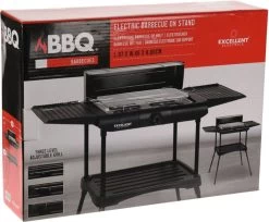 Excellent Electrics Elektrische Barbecue - Grilloppervlak (LxB) 36x24 Cm - 2000W - Zwart -Merkloos Winkel 1200x993 2