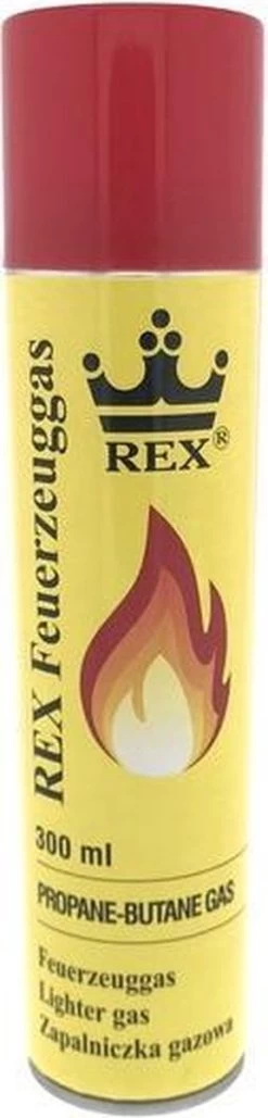 Merkloos 1x Aanstekergas / Butaan Gas 300 Ml - Bus Aanstekervulling Rex -Merkloos Winkel 288x1200