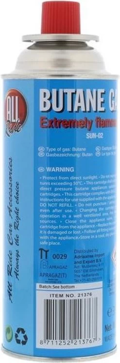 All Ride Butaan Gas / Navulgas -Merkloos Winkel 398x1200