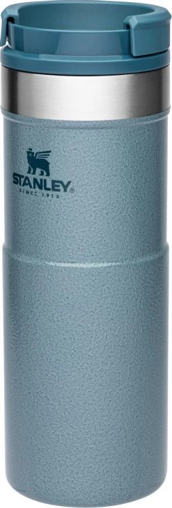 Stanley The NeverLeak™ Travel Mug 0,47L NEW - Thermosfles - Hammertone Ice -Merkloos Winkel 408x1200