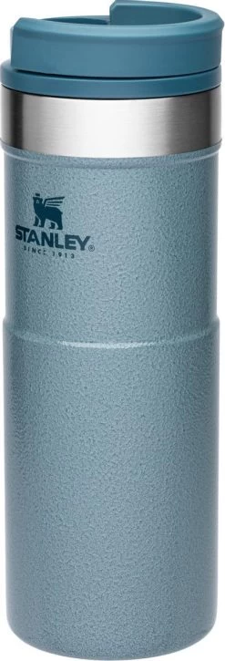 Stanley The NeverLeak™ Travel Mug 0,47L NEW - Thermosfles - Hammertone Ice -Merkloos Winkel 409x1200