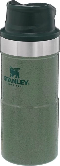 Stanley Trigger-Action Travel Mug 0.35L - Thermosfles - Hammertone Green -Merkloos Winkel 436x1200
