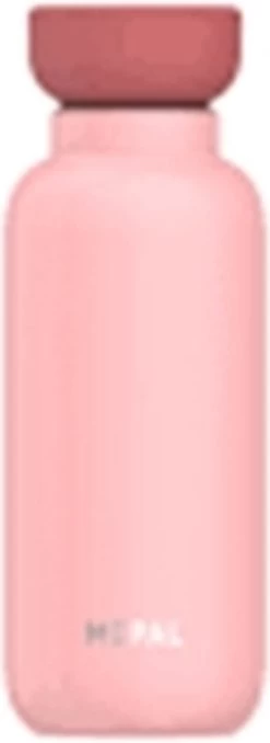 Mepal – Isoleerfles Ellipse 350 Ml – Houdt Je Drankje 9 Uur Warm En 12 Uur Koud – Nordic Pink – Geschikt Voor Bruiswater – Thermosfles – Lekdicht -Merkloos Winkel 437x1200