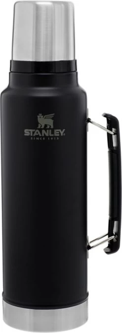 Stanley The Legendary Classic Bottle 1,00L - Thermosfles - Matte Black -Merkloos Winkel 439x1200 1